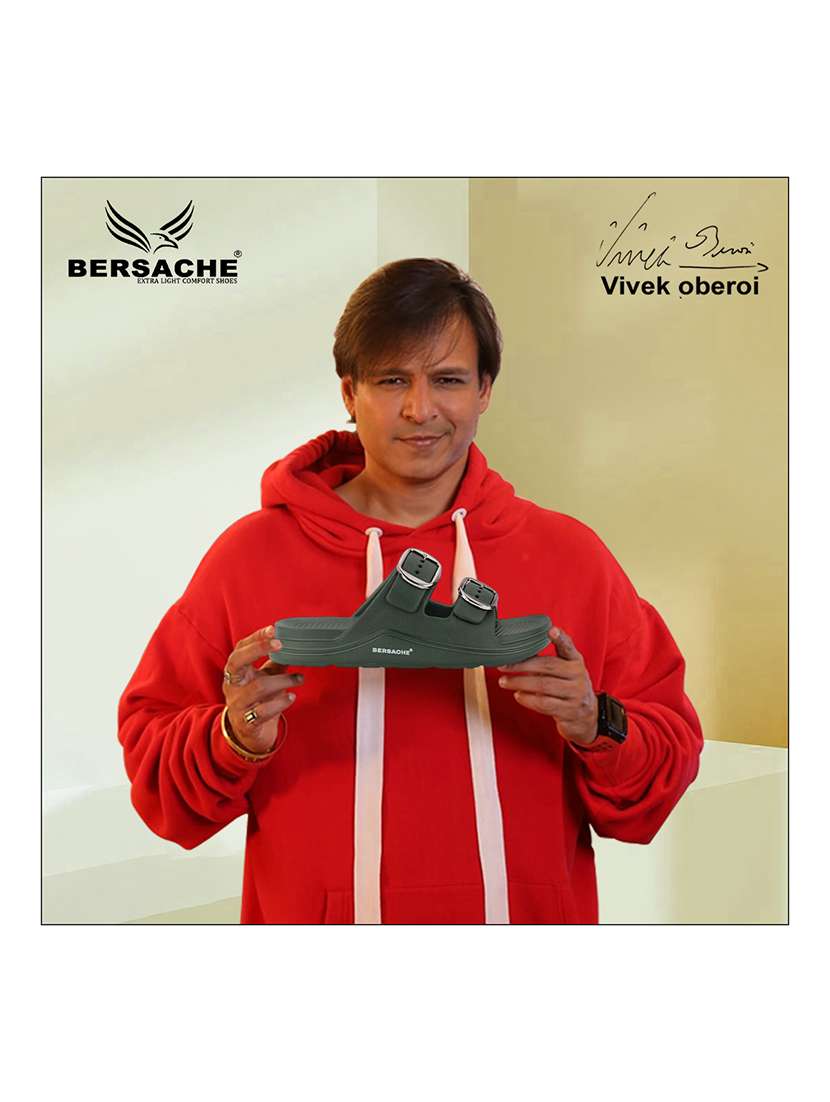 men green slip on slider - 22316946 -  Standard Image - 5