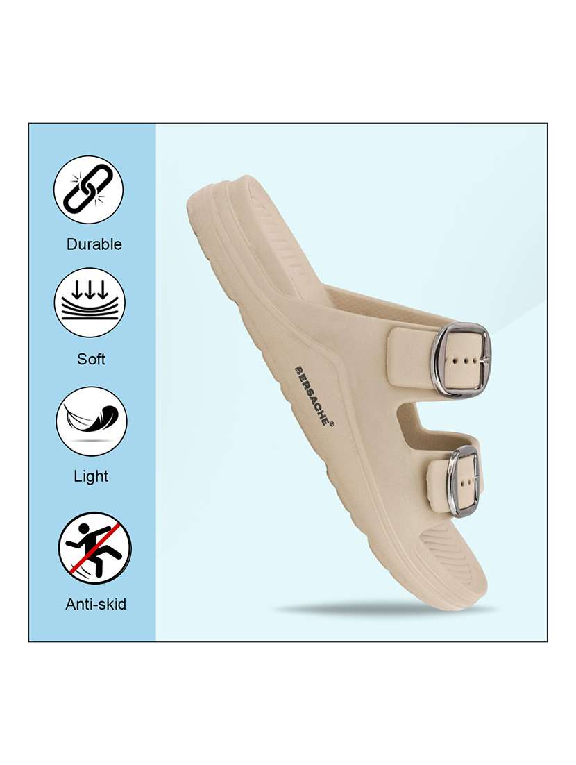 men solid slip on slider - 22316950 -  Standard Image - 3