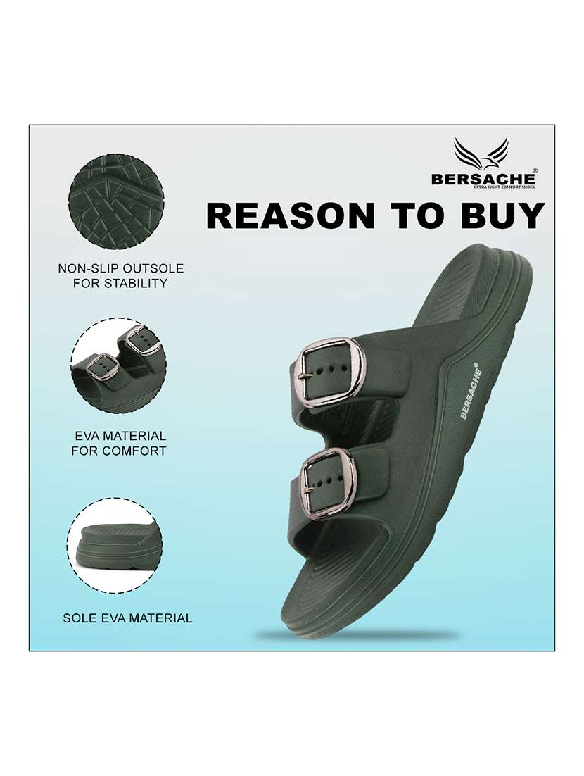 men solid slip on slider - 22316951 -  Standard Image - 3