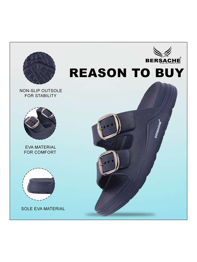 men solid slip on slider - 22316952 -  Standard Image - 3