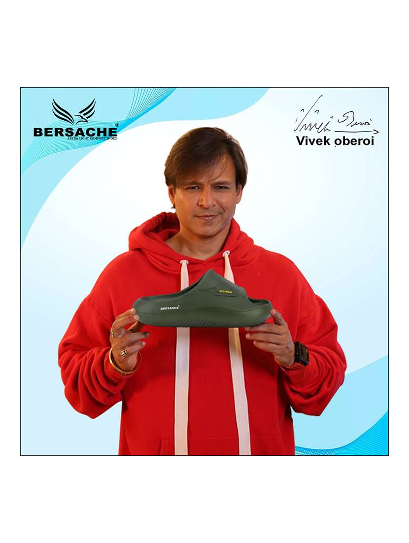 men solid slip on slider - 22316954 -  Standard Image - 5