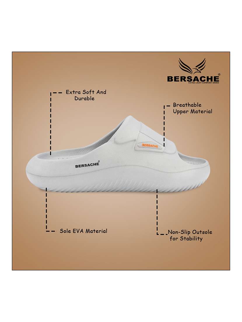 men solid slip on slider - 22316997 -  Standard Image - 3