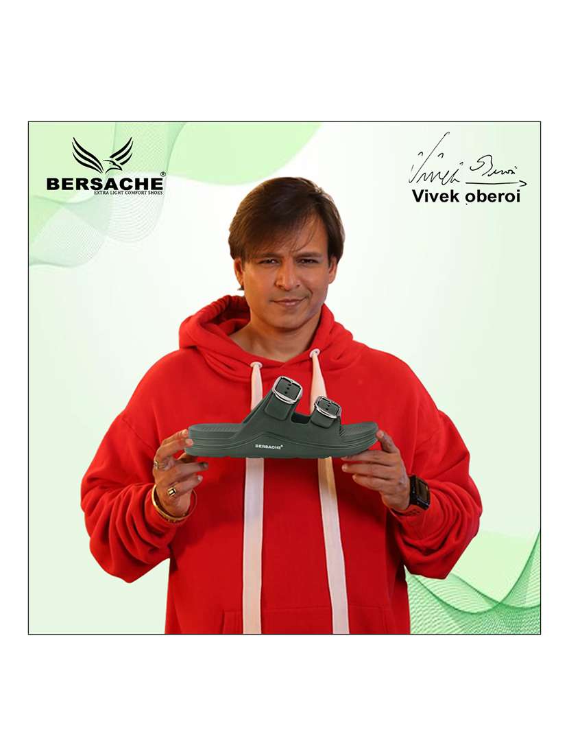 men solid slip on slider - 22317001 -  Standard Image - 5