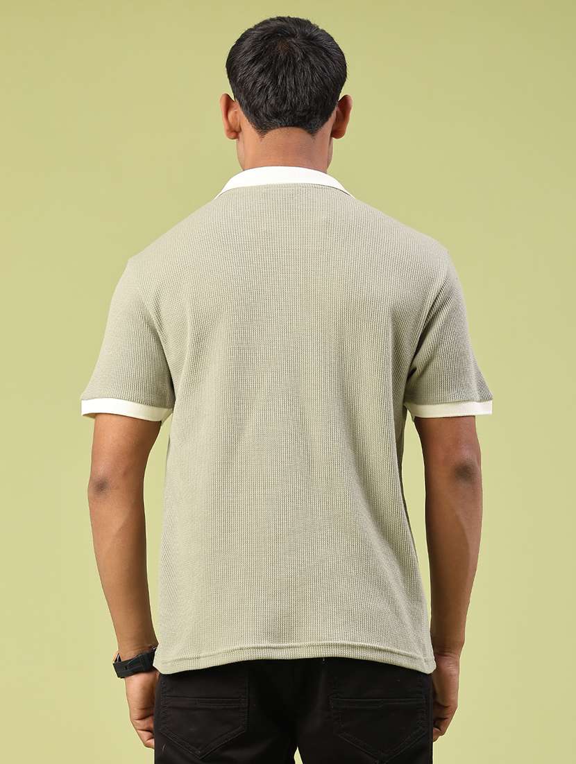 men self design short sleeve regular fit polo t-shirt - 22317196 -  Standard Image - 3