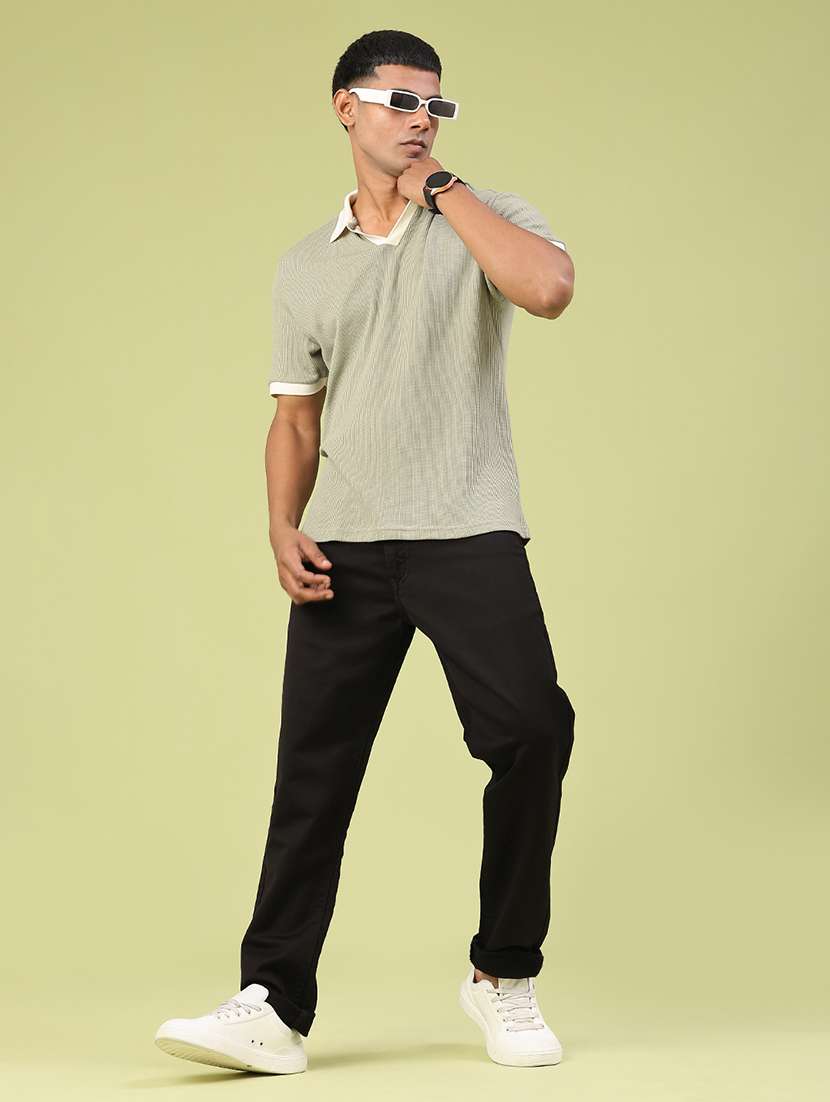 men self design short sleeve regular fit polo t-shirt - 22317196 -  Standard Image - 5