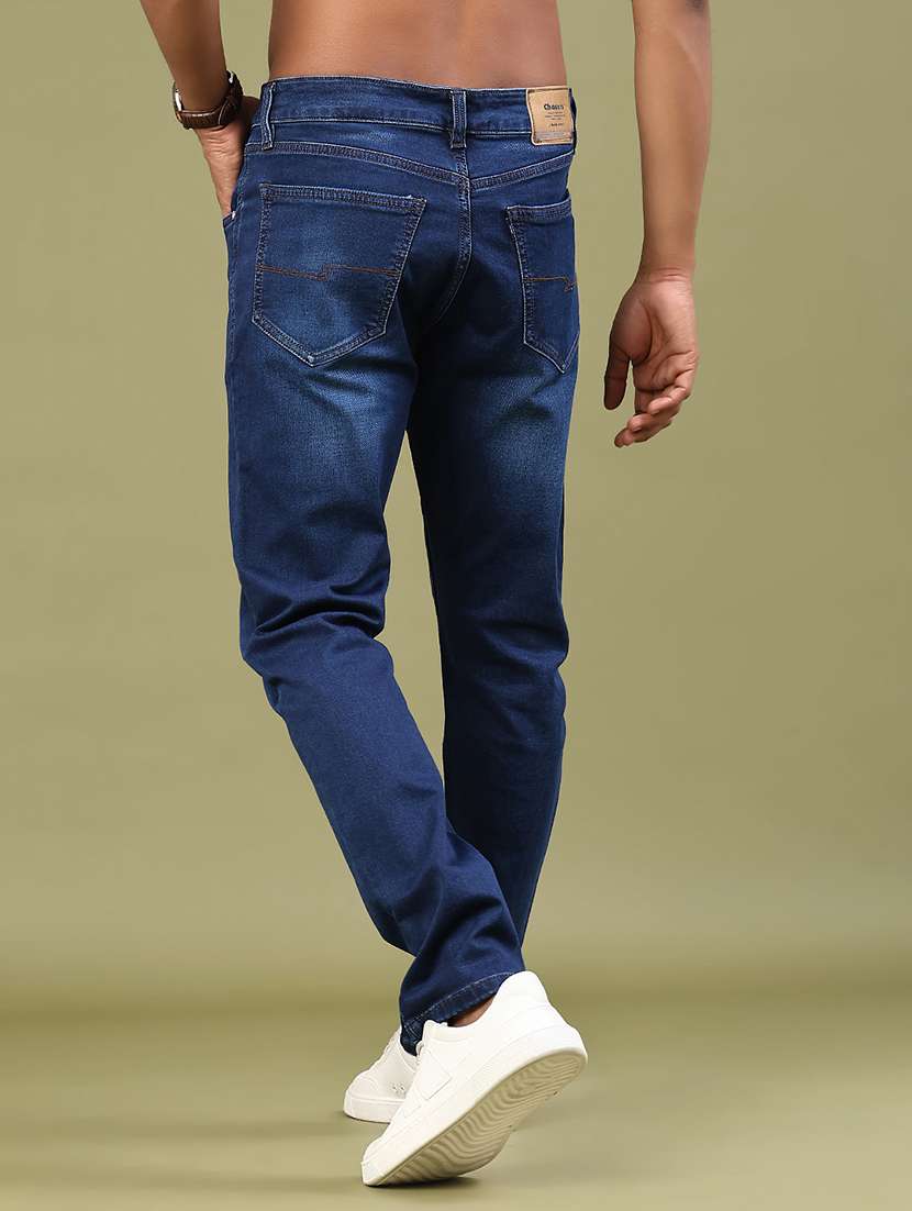 men washed mid rise full length jeans - 22317477 -  Standard Image - 3