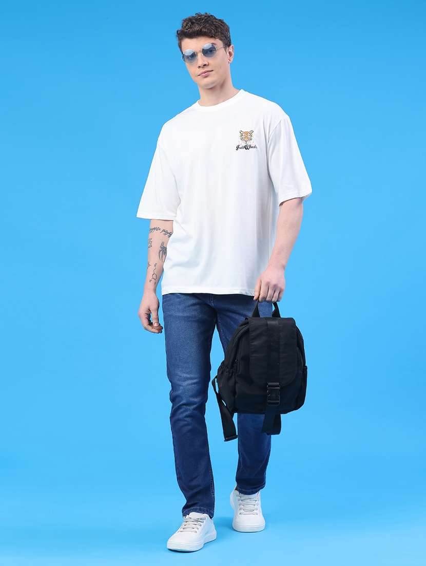 Men Washed Mid Rise Full Length Slim Fit Jeans - 22317480 -  Standard Image - 5