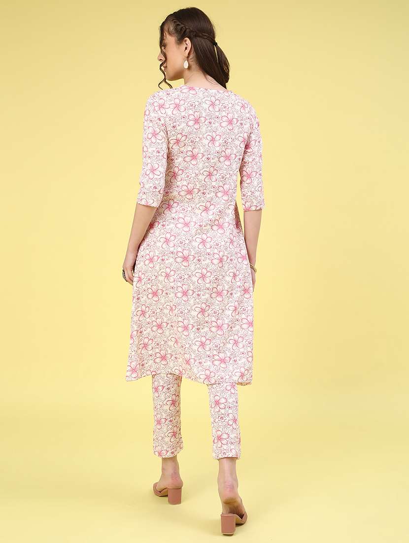 pink rayon coord set - 22317484 -  Standard Image - 3