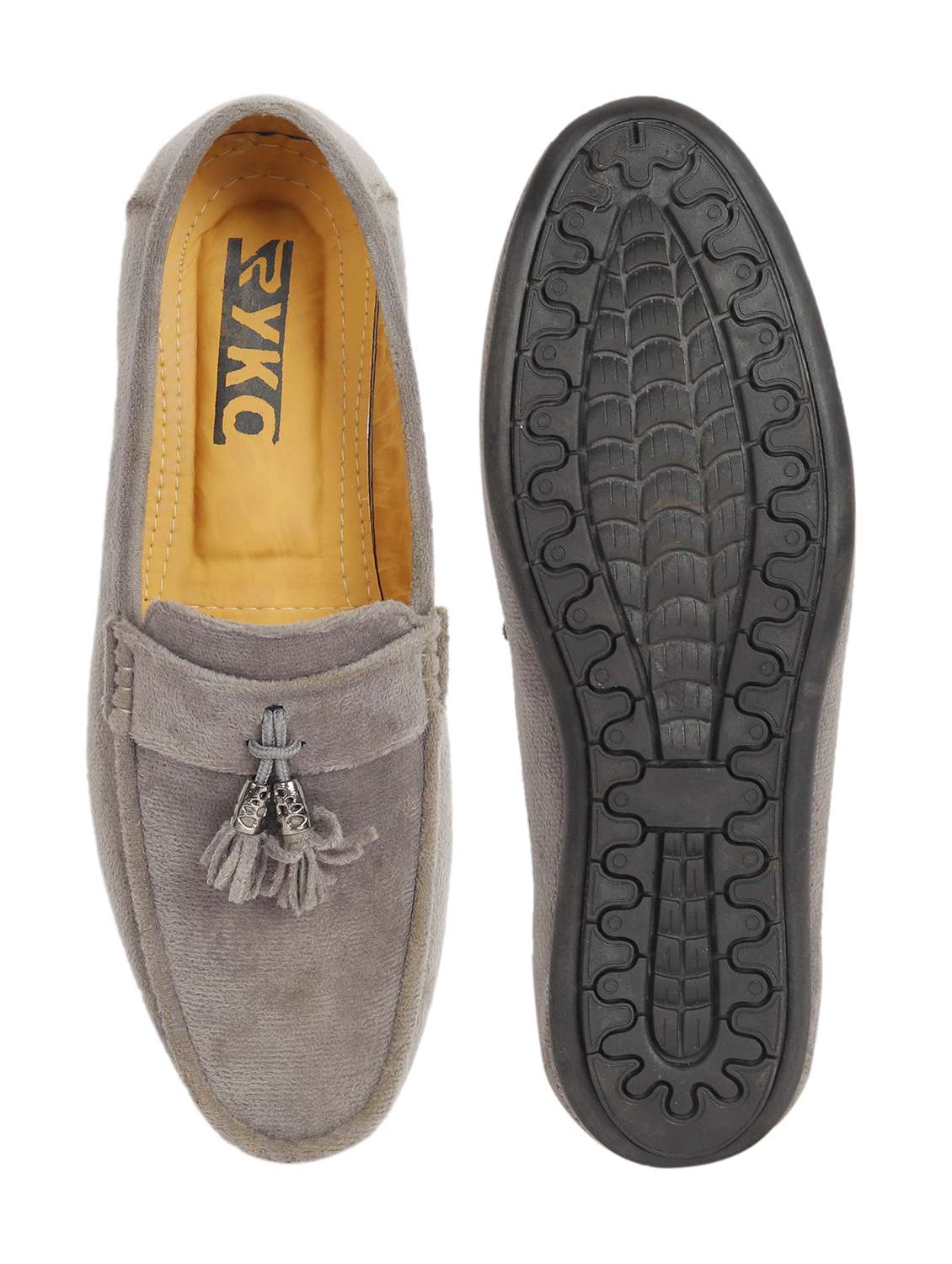 men grey slip on loafer - 22317492 -  Standard Image - 8