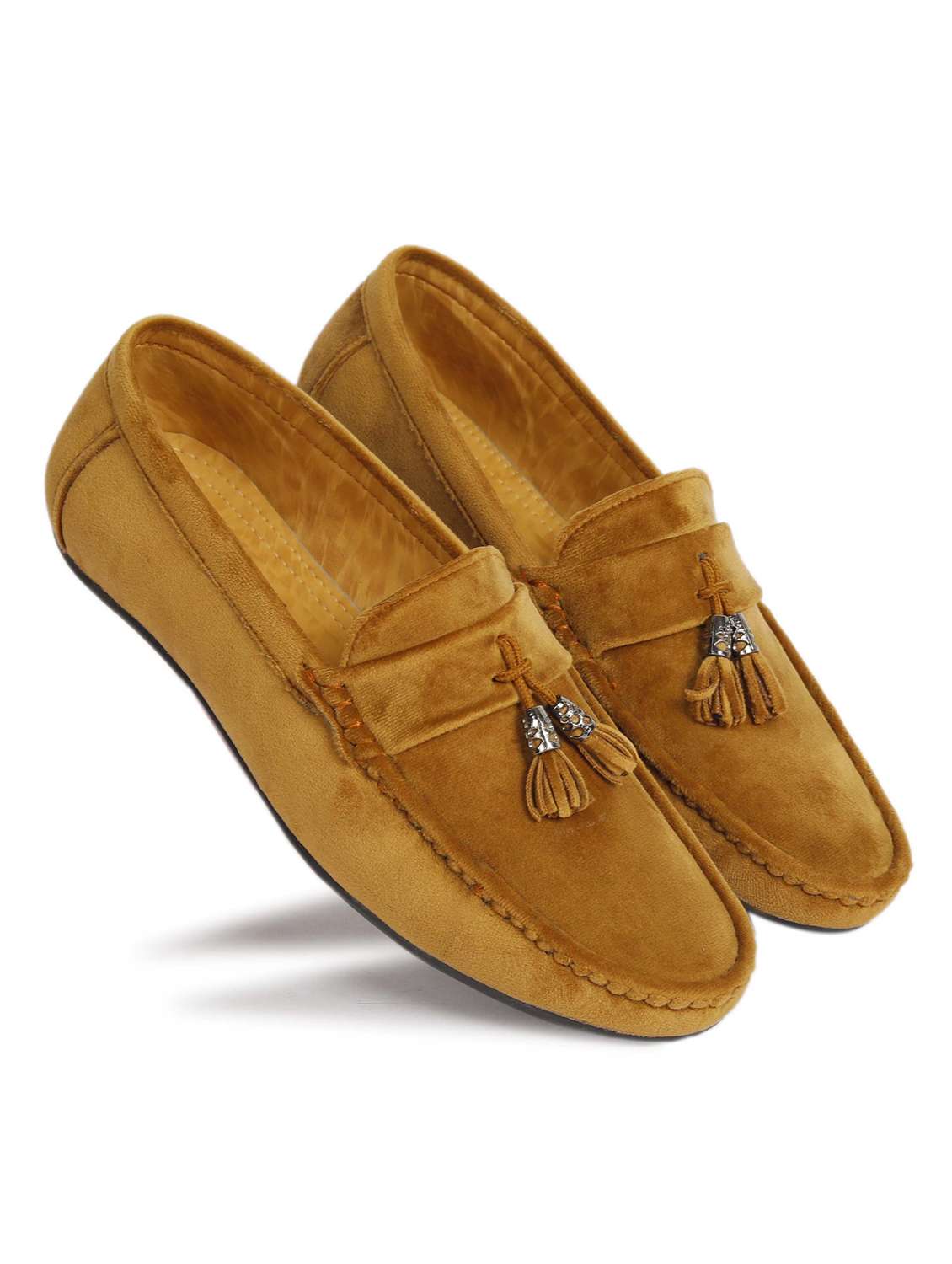 men beige slip on loafer - 22317494 -  Standard Image - 3