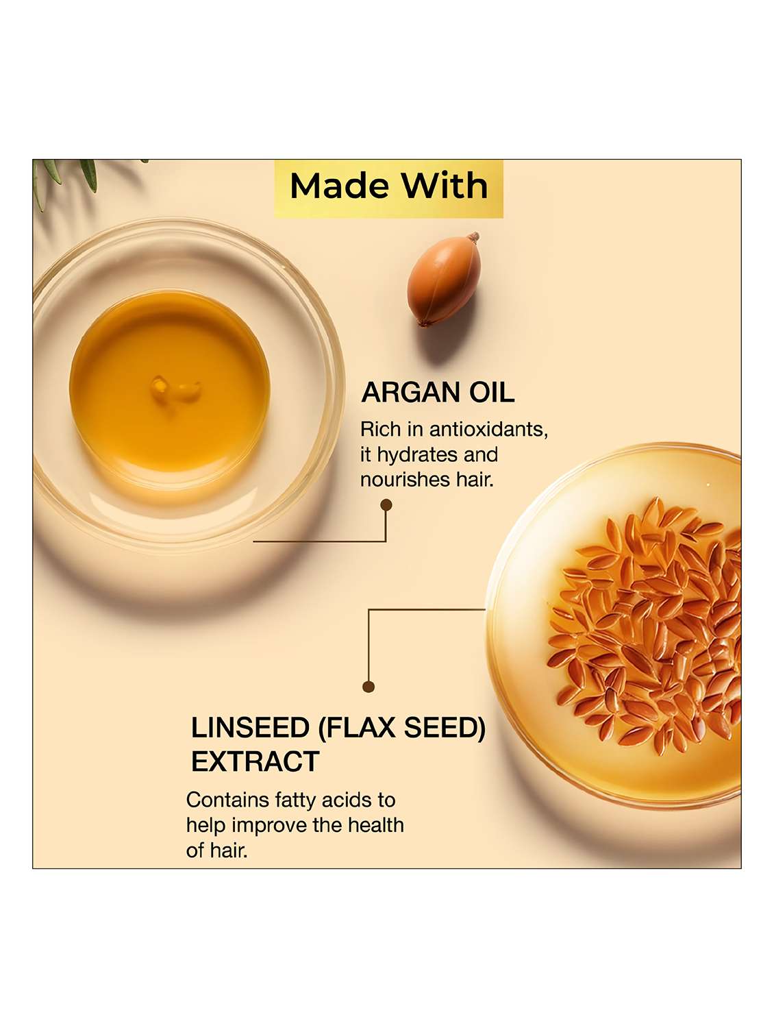 yuthika moroccan argan hair oil for women & men | ultra-smooth & shiny, tames frizz hair oil (100 ml) - 22317643 -  Standard Image - 3