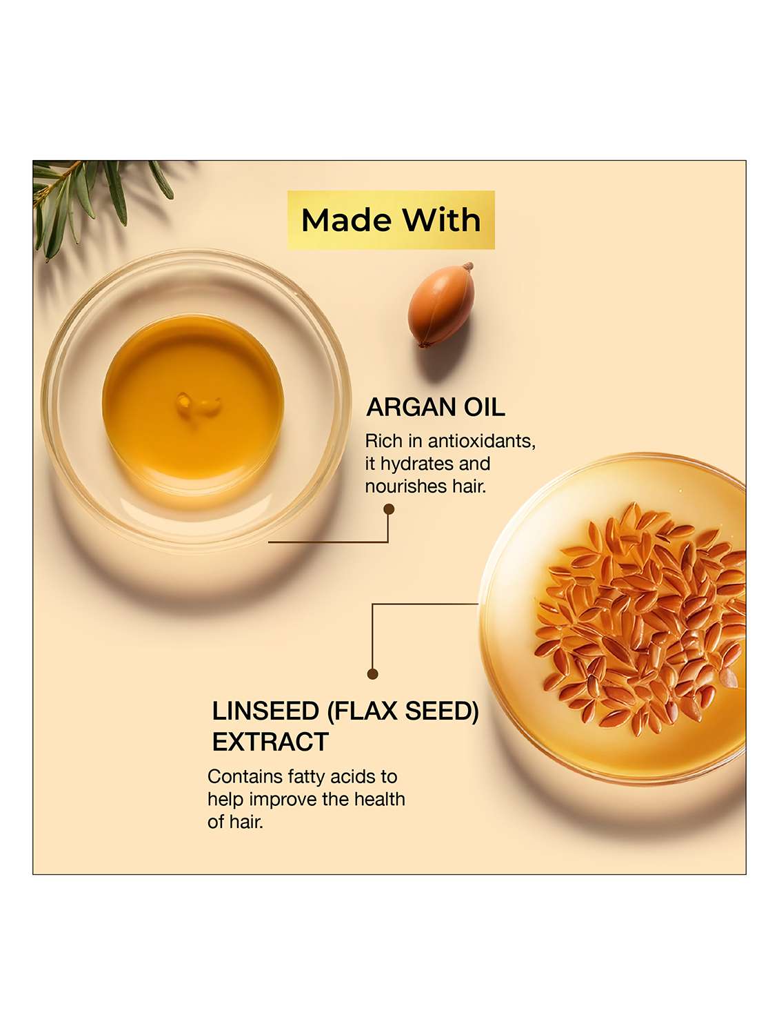 yuthika moroccan argan hair oil for women & men | ultra-smooth & shiny, tames frizz hair oil (30 ml) - 22317645 -  Standard Image - 3