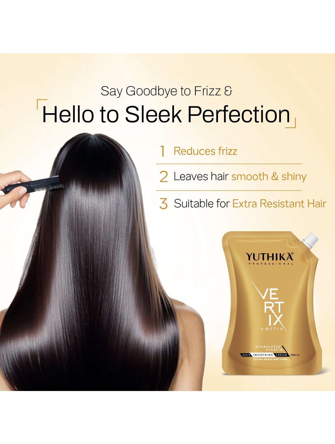 yuthika proffesional vertix straight cream 500ml - 22317654 -  Standard Image - 3