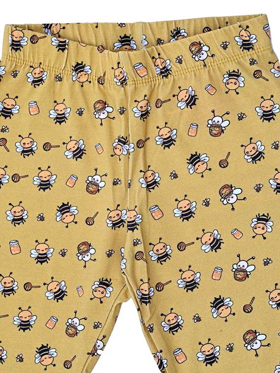 girls pack of 3 printed mid rise legging - 22317691 -  Standard Image - 5