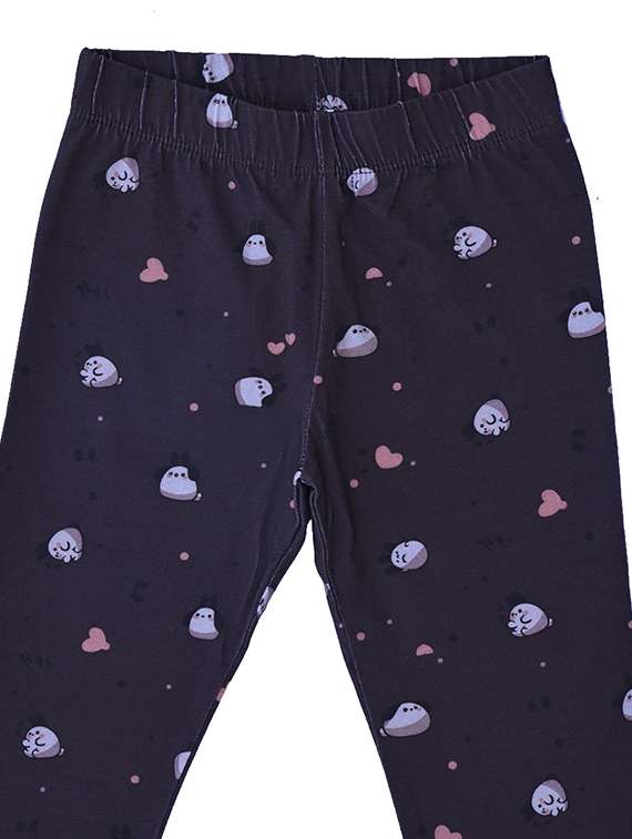 girls pack of 3 printed mid rise legging - 22317692 -  Standard Image - 5