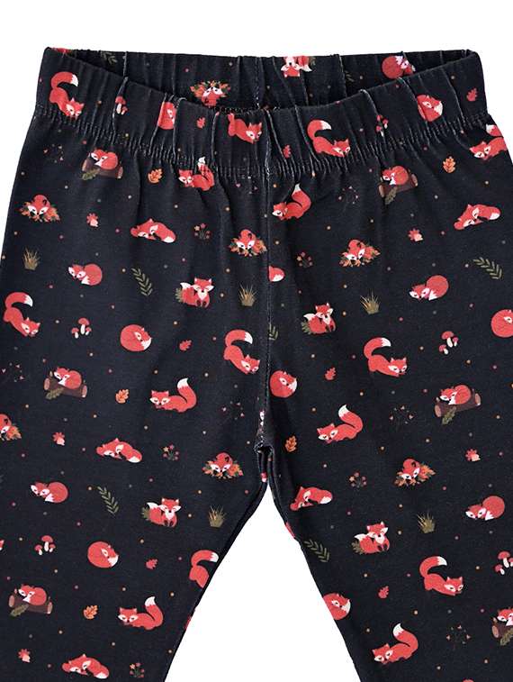 girls pack of 3 printed mid rise legging - 22317694 -  Standard Image - 5