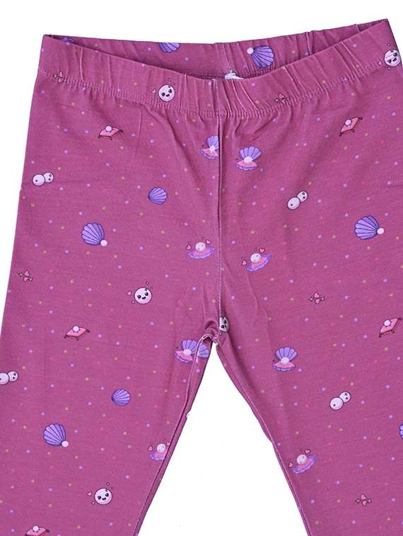 girls pack of 3 printed mid rise legging - 22317697 -  Standard Image - 5