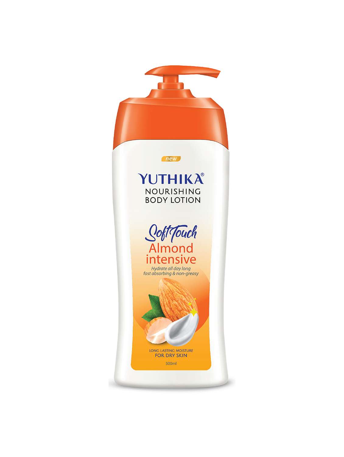 natural yuthika almond moisturizing body lotion