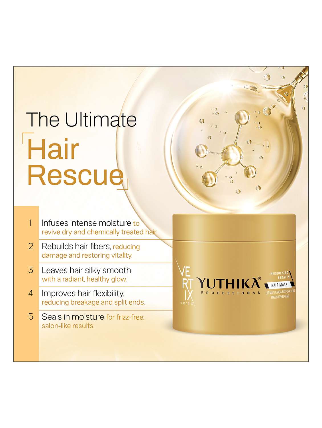 yuthika proffesional vertix hair mask 150ml - 22317739 -  Standard Image - 3