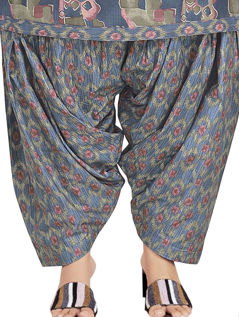 women printed unstitched suit set - 22317882 -  Standard Image - 3