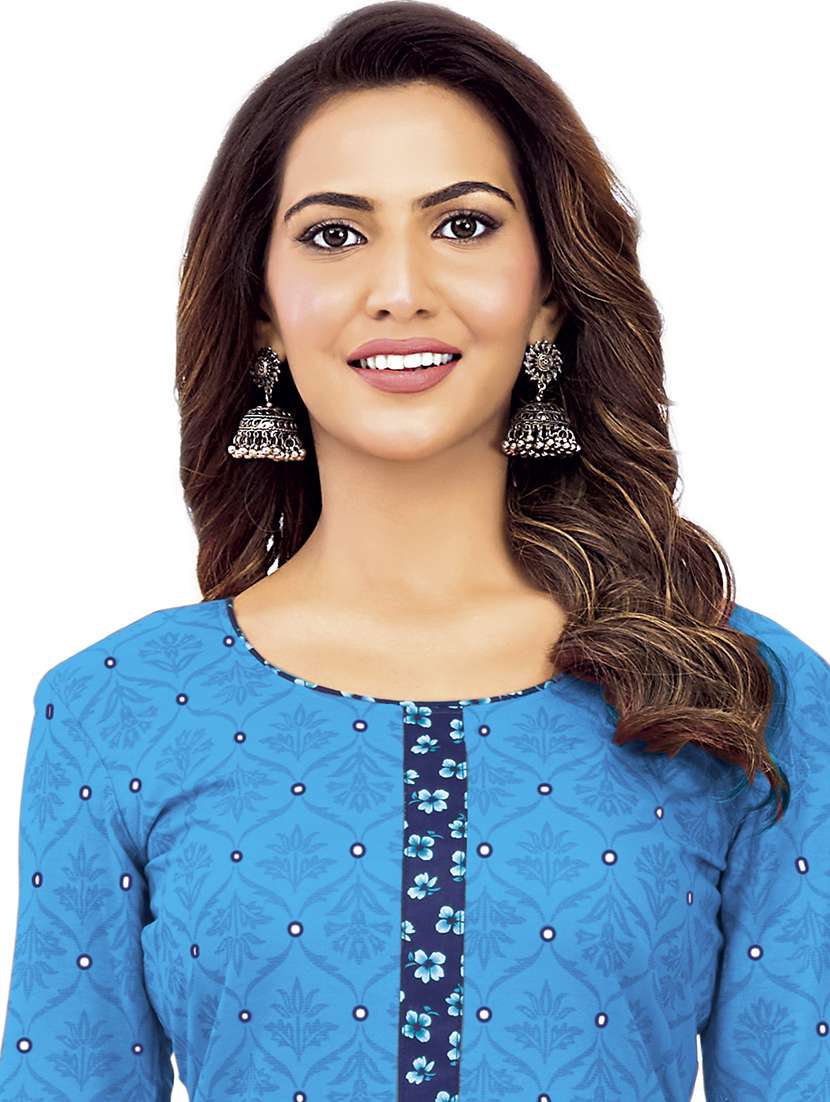 women printed unstitched suit set - 22317886 -  Standard Image - 3