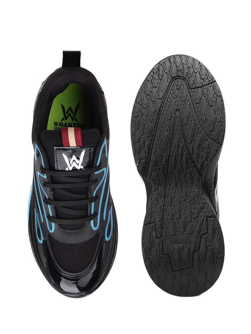 men black lace up sport shoe - 22318553 -  Standard Image - 3