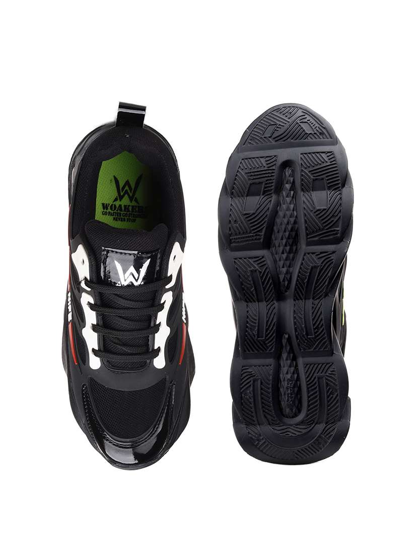 men black lace up sport shoe - 22318554 -  Standard Image - 3
