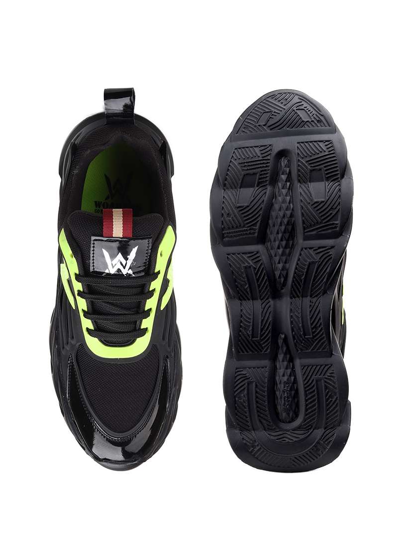 men black lace up sport shoe - 22318555 -  Standard Image - 3