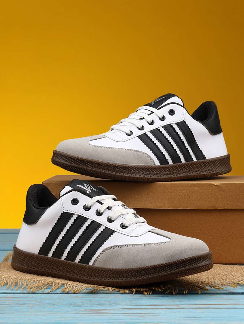 men color block lace up sneaker