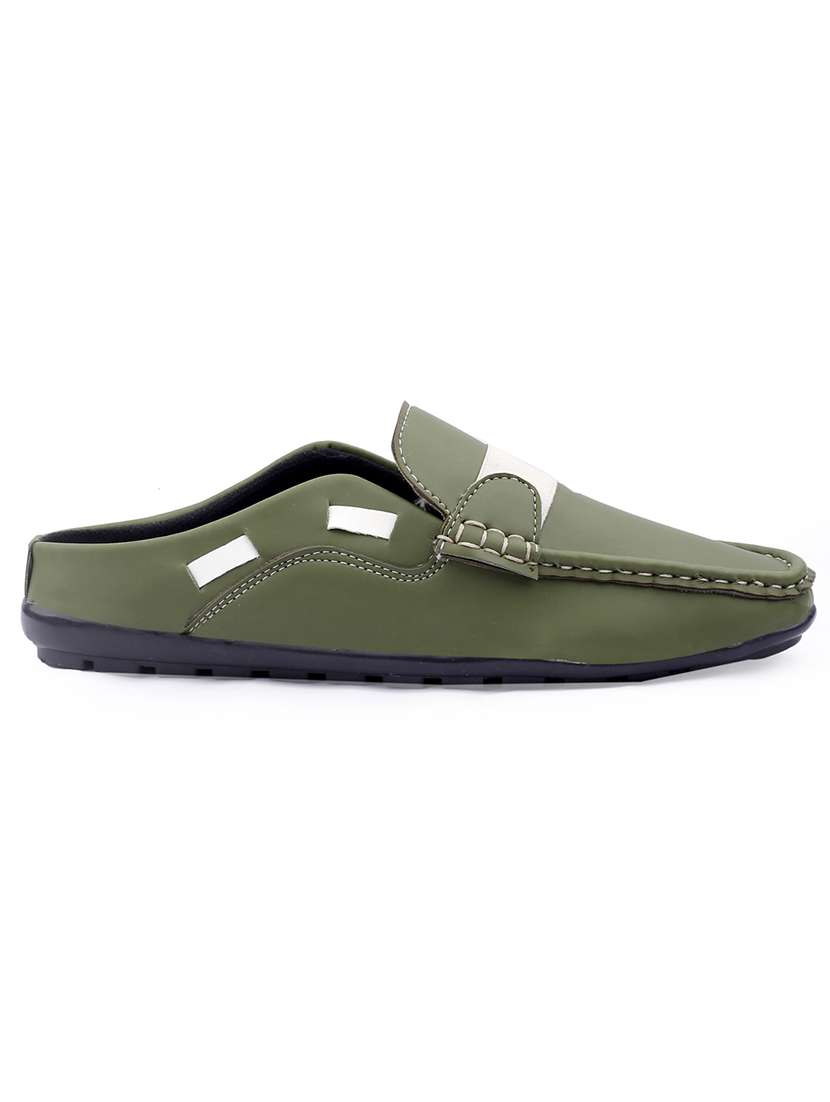 men green slip on loafer - 22318565 -  Standard Image - 3