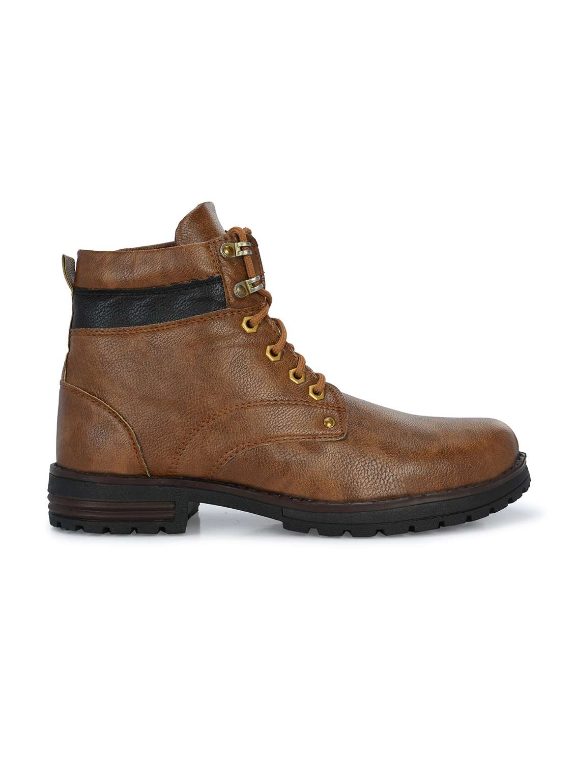 men brown lace up boot - 22318570 -  Standard Image - 3