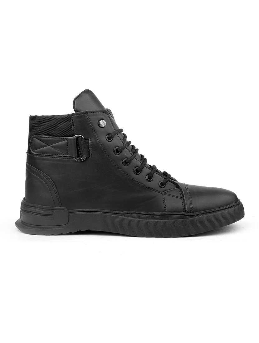 men black lace up boot - 22318574 -  Standard Image - 3