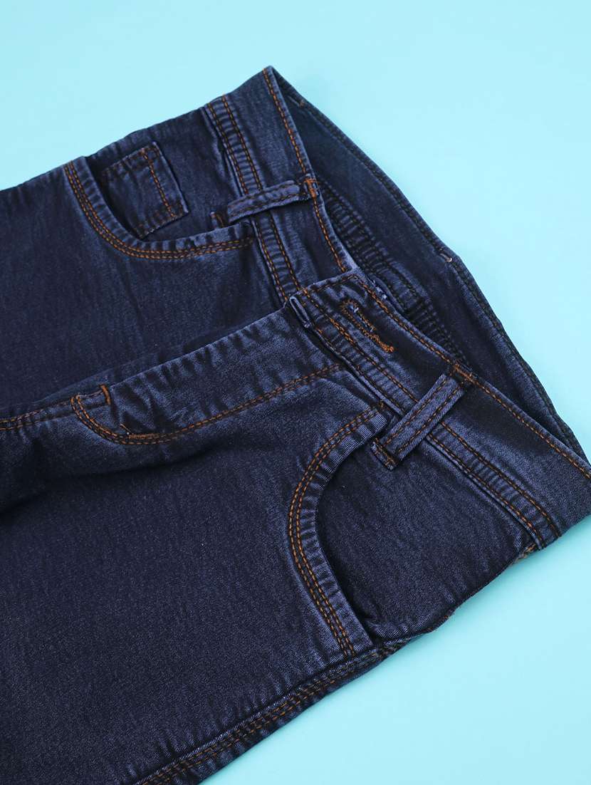 blue poly cotton plain jean - 22318883 -  Standard Image - 3