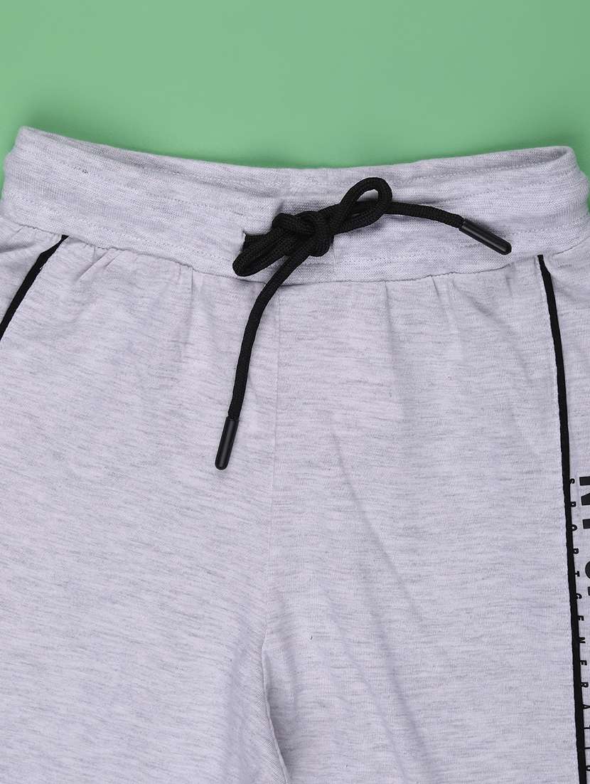 grey cotton shorts & three fourth - 22319024 -  Standard Image - 3