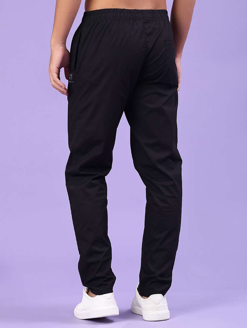 men solid mid rise chinos casual trouser - 22319165 -  Standard Image - 3