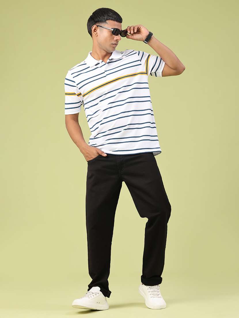 men plain mid rise full length jeans - 22319188 -  Standard Image - 5