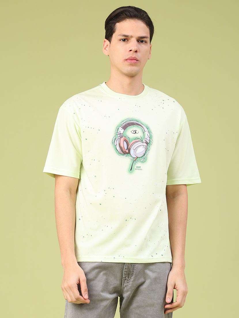 men graphic short sleeve regular fit t-shirt