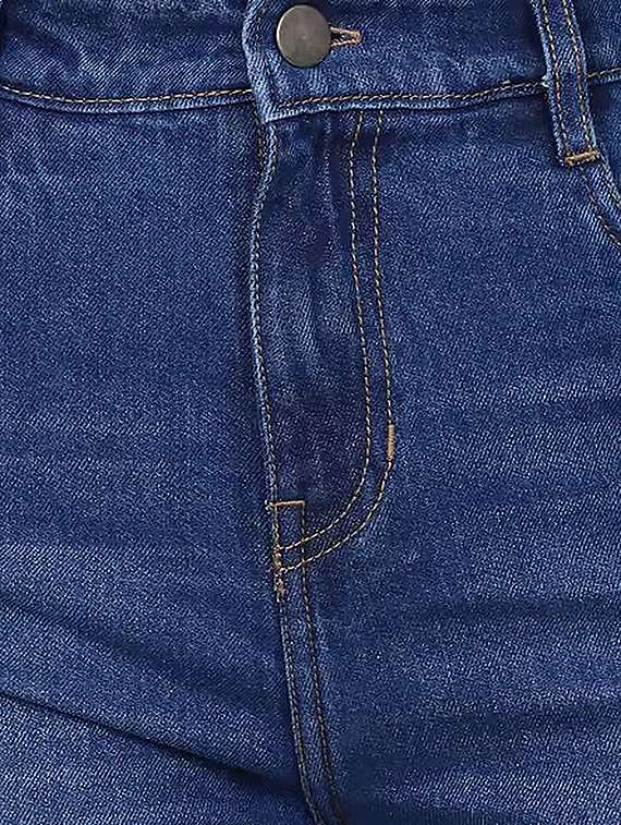 women washed high rise wide leg jeans - 22319274 -  Standard Image - 3