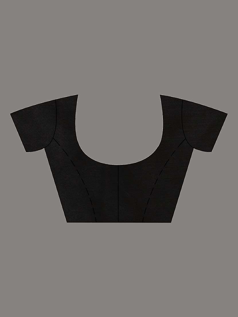 women solid with work handloom saree with blouse - 22319590 -  Standard Image - 5