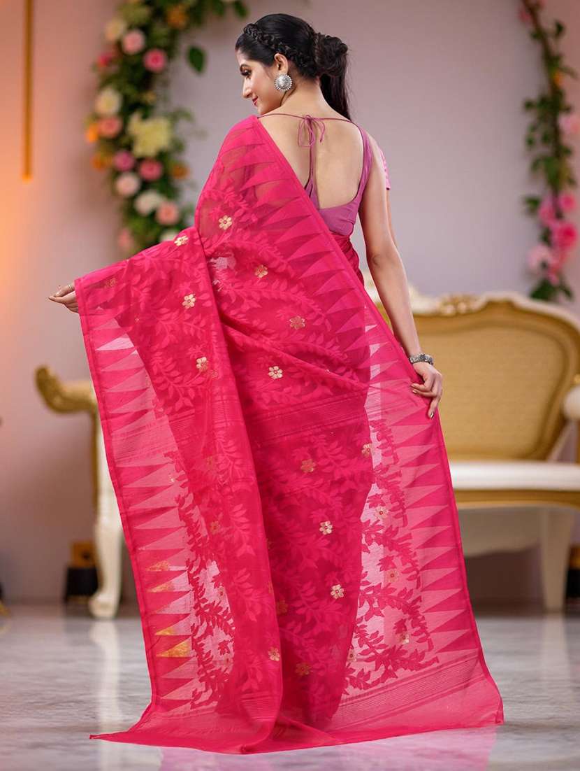 women self design jamdani saree - 22319603 -  Standard Image - 3