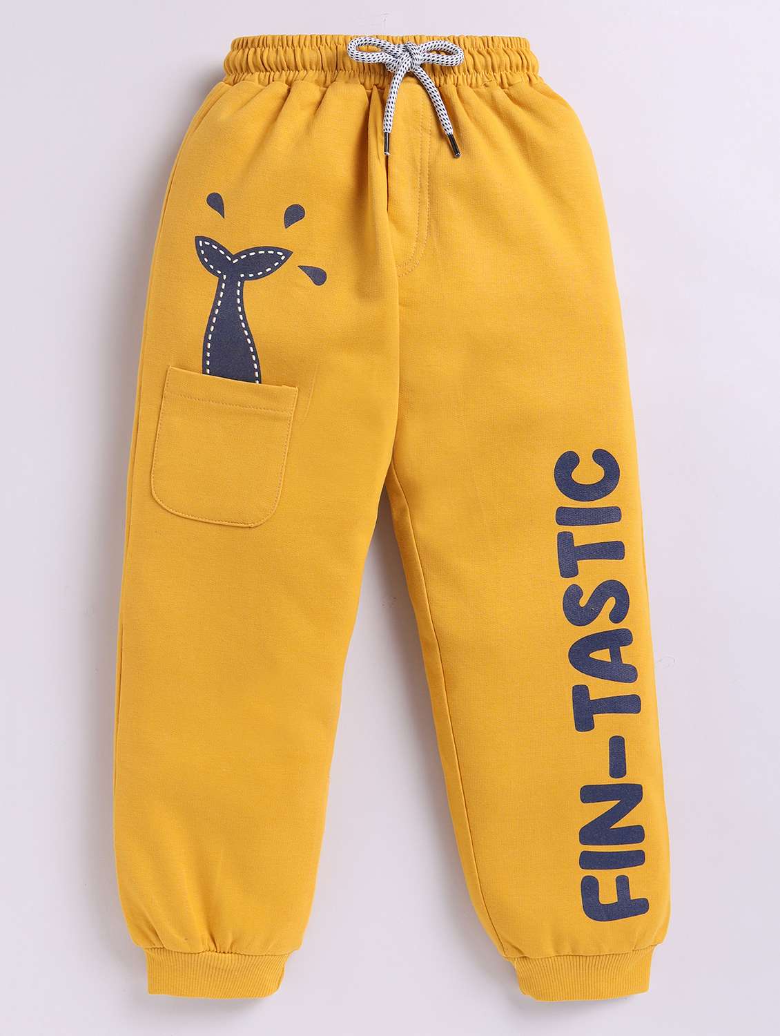 boys printed mid rise jogger