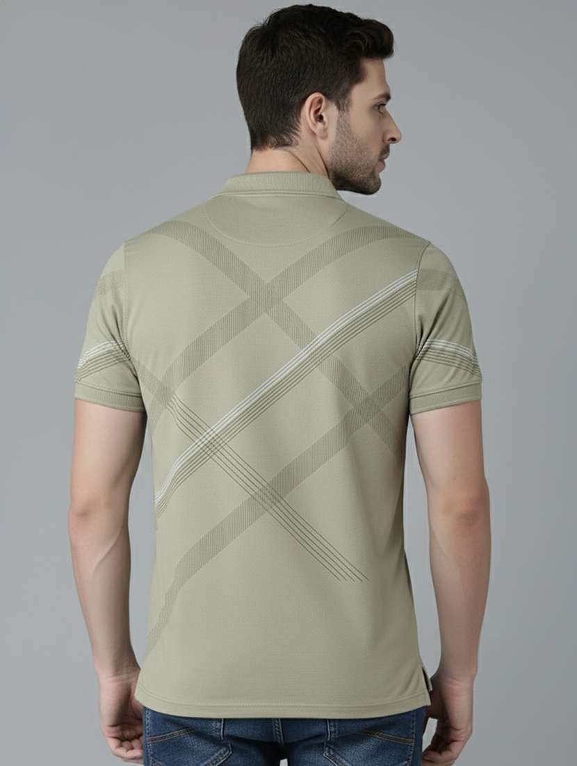 men printed short sleeve regular fit polo t-shirt - 22319852 -  Standard Image - 3