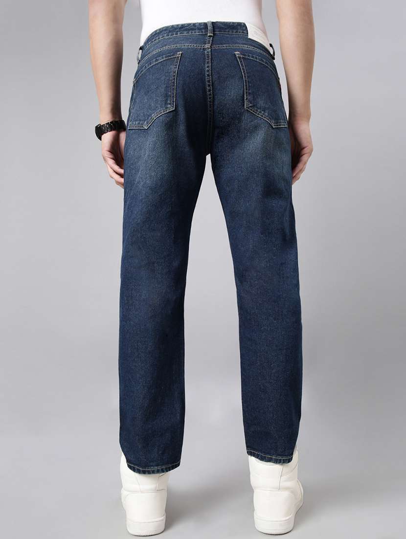 men washed mid rise full length jeans - 22320222 -  Standard Image - 3