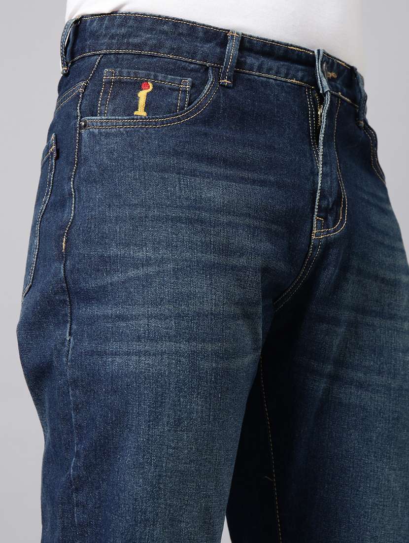 men washed mid rise full length jeans - 22320222 -  Standard Image - 5