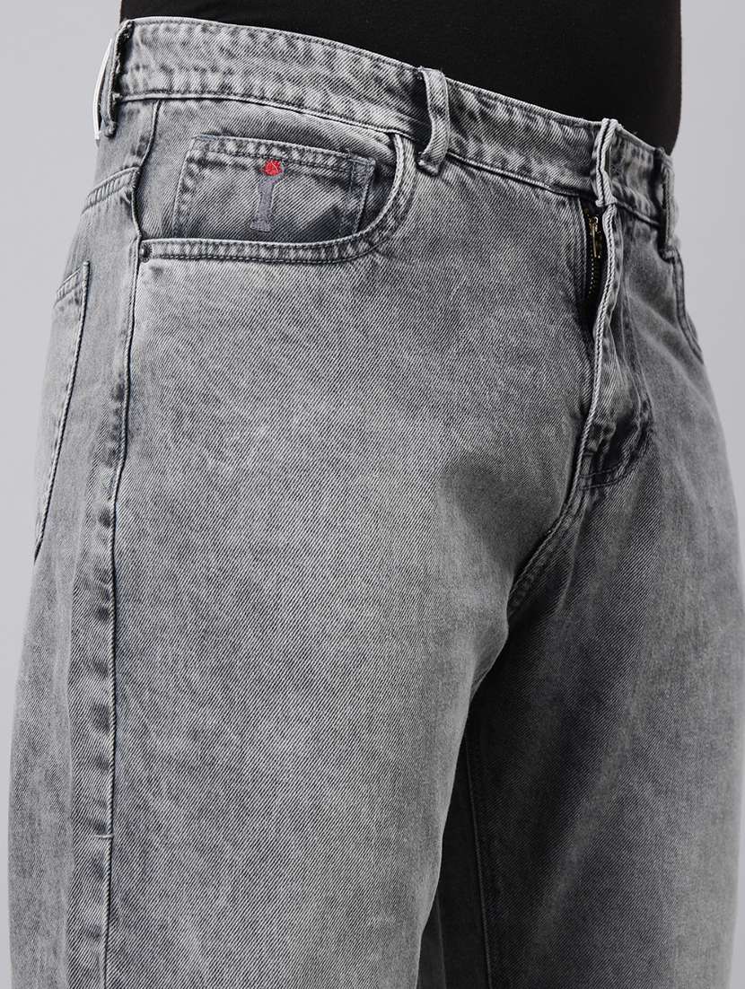 men washed mid rise ankle length jeans - 22320224 -  Standard Image - 5