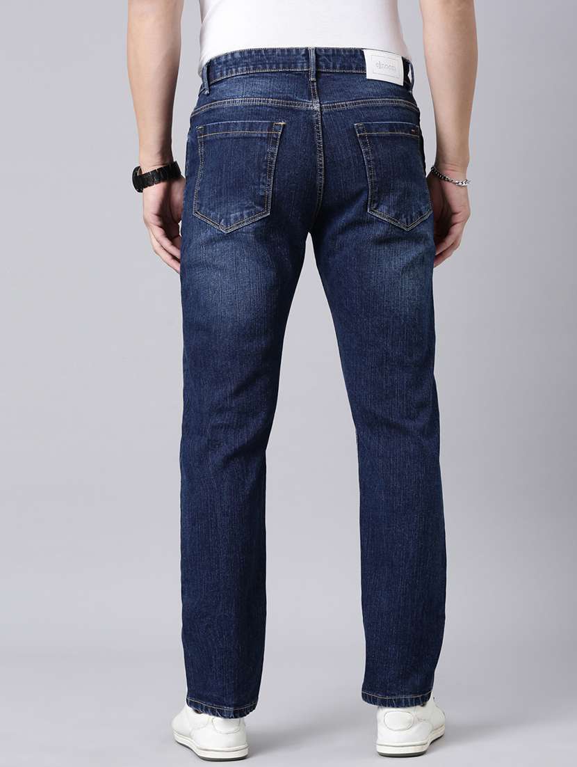 Men Washed Mid Rise Full Length Jeans - 22320226 -  Standard Image - 3
