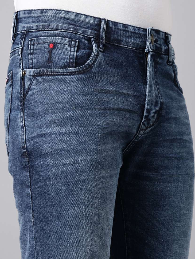 men washed mid rise full length jeans - 22320228 -  Standard Image - 5