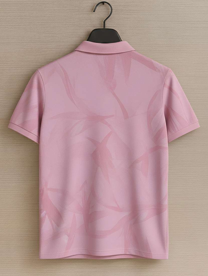 men printed short sleeve regular fit polo t-shirt - 22320360 -  Standard Image - 5