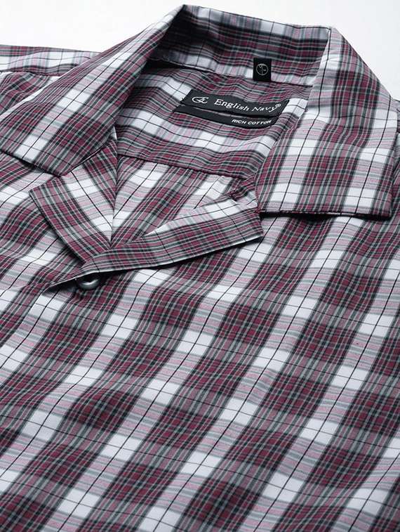 men collared short sleeve regular fit shirt - 22320483 -  Standard Image - 3