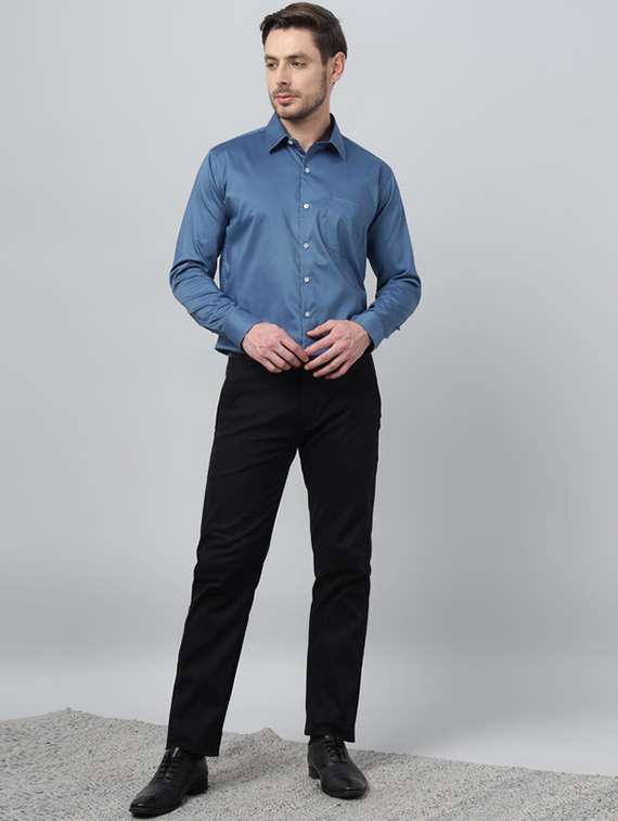 men collared long sleeve formal shirt - 22320577 -  Standard Image - 3